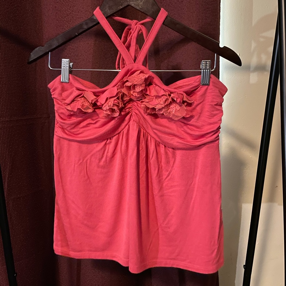 American Rag Pink Strapless Top